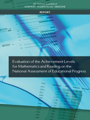 cover image of Evaluation of the Achievement Levels for Mathematics and Reading on the National Assessment of Educational Progress